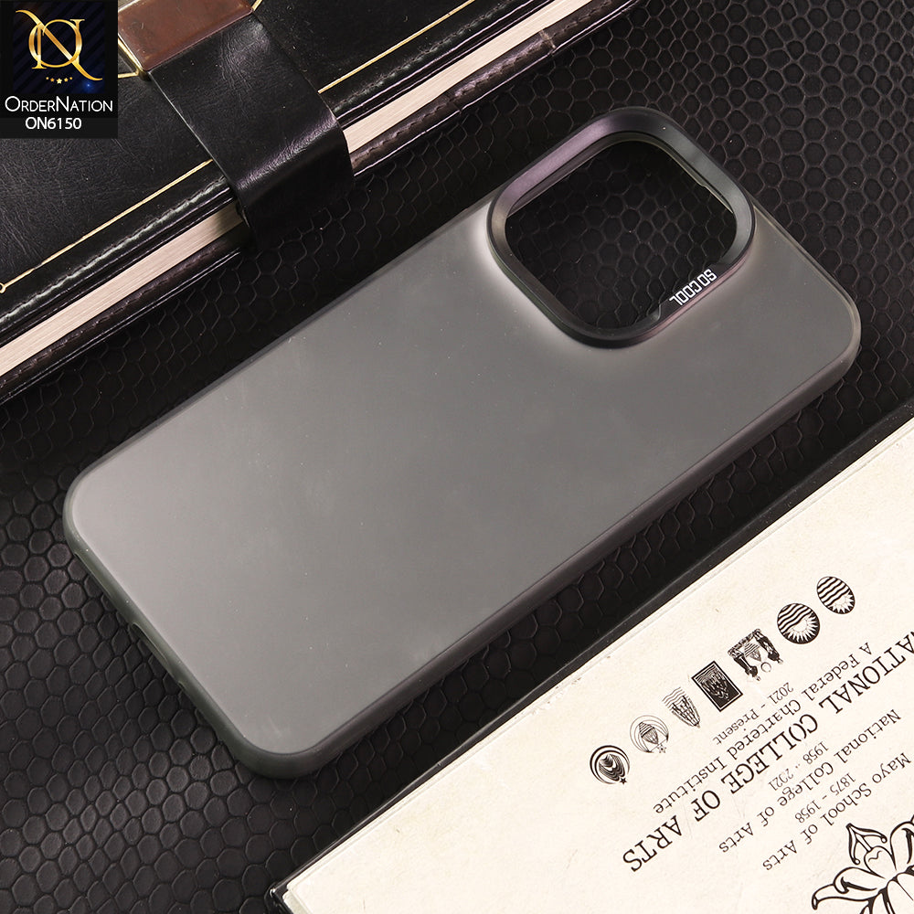 Oppo Reno 15 Cover - Gray - Lightweight Frosted Pearl Finish Anti-Fingerprint Shockproof Soft Borders Case
