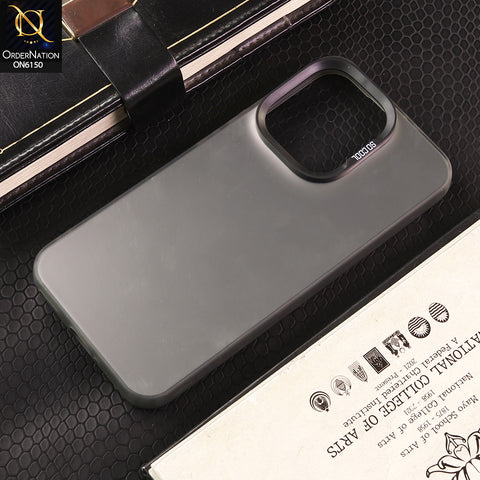 Oppo Reno 15 Cover - Gray - Lightweight Frosted Pearl Finish Anti-Fingerprint Shockproof Soft Borders Case