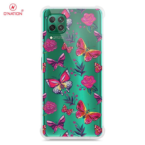 Huawei P40 Lite Cover - O'Nation Butterfly Dreams Series - 9 Designs - Clear Phone Case - Soft Silicon Borders