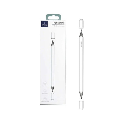 WIWU PENCIL ONE 2 IN 1 - WHITE (Fast Delivery)