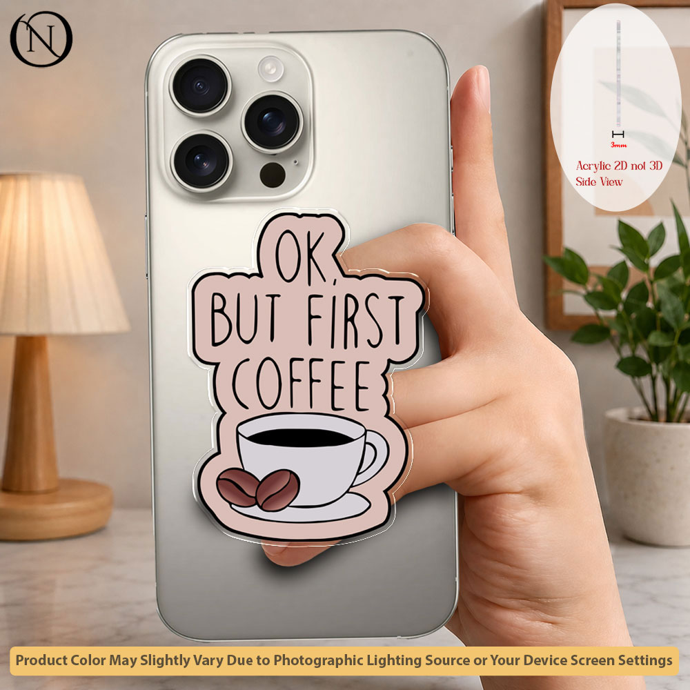 Coffee Vibes - Phone Grip Holder & Kickstand