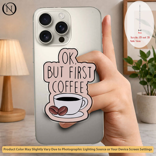 Coffee Vibes - Phone Grip Holder & Kickstand