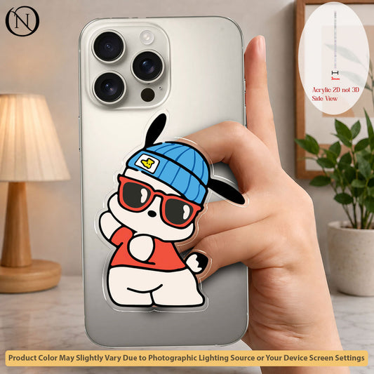 Cool Bunny - Phone Grip Holder & Kickstand