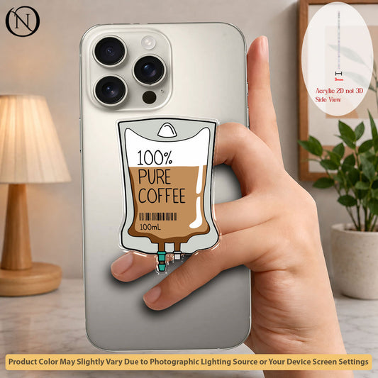Coffee Bag - Phone Grip Holder & Kickstand