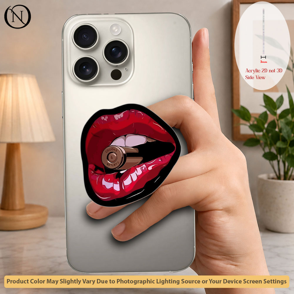 Scarlet Lips - Phone Grip Holder & Kickstand
