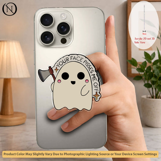 Spooky Attitude - Phone Grip Holder & Kickstand