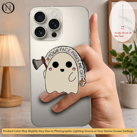 Spooky Attitude - Phone Grip Holder & Kickstand