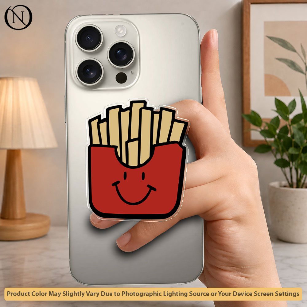 Smiley Fries Box - Phone Grip Holder & Kickstand
