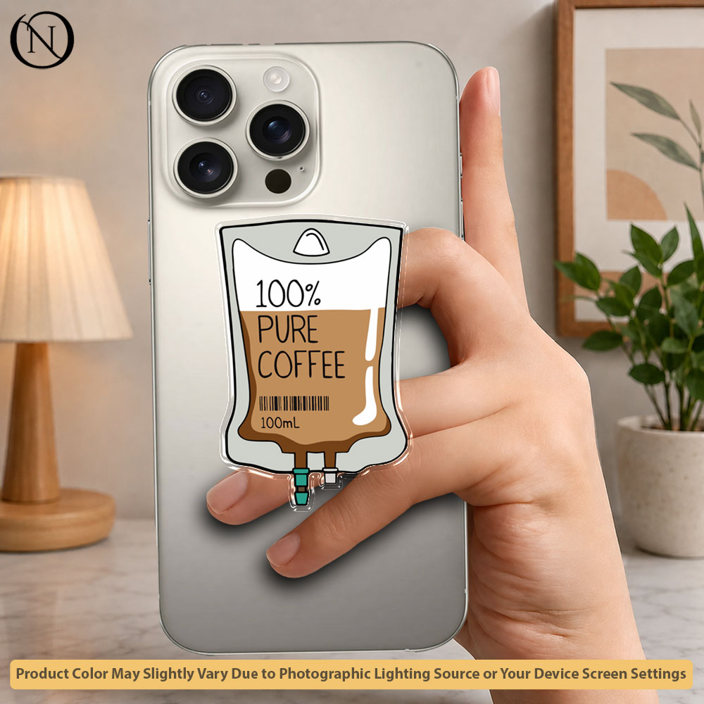 Coffee Bag - Phone Grip Holder & Kickstand