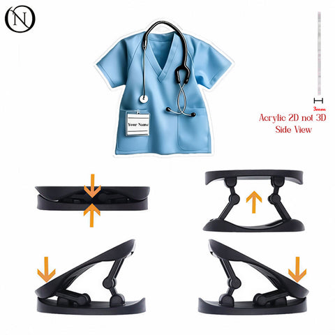Healthcare Hero - Blue - Phone Grip Holder & Kickstand