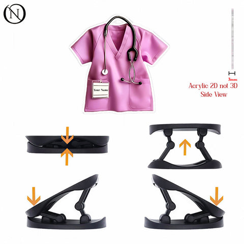 Healthcare Hero - Pink - Phone Grip Holder & Kickstand