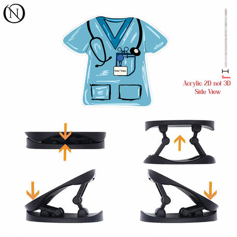 Healthcare Hero Costume - Phone Grip Holder & Kickstand