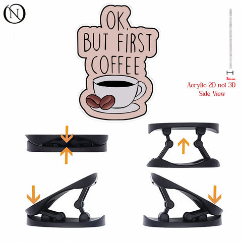 Coffee Vibes - Phone Grip Holder & Kickstand
