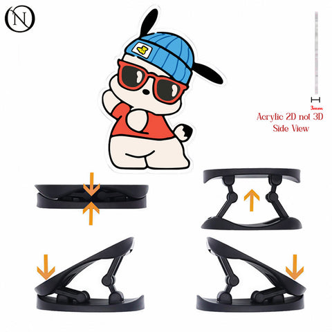 Cool Bunny - Phone Grip Holder & Kickstand