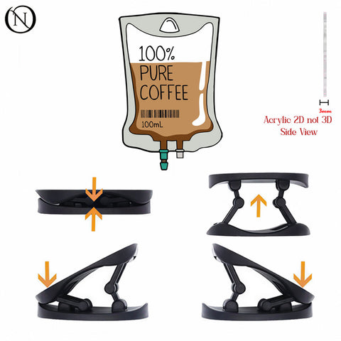 Coffee Bag - Phone Grip Holder & Kickstand