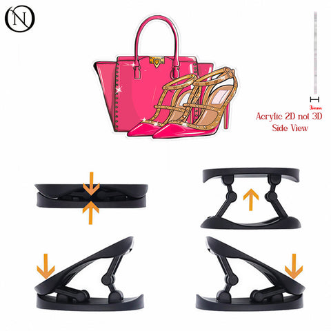 Pink Glam & High Heels - Phone Grip Holder & Kickstand