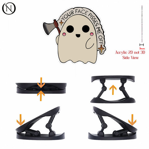 Spooky Attitude - Phone Grip Holder & Kickstand