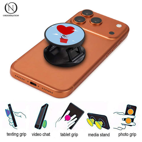 Romantic Sky Adventure - Phone Grip Holder & Kickstand