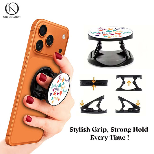 Love Hearts - Phone Grip Holder & Kickstand