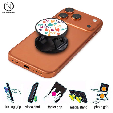 Love Hearts - Phone Grip Holder & Kickstand