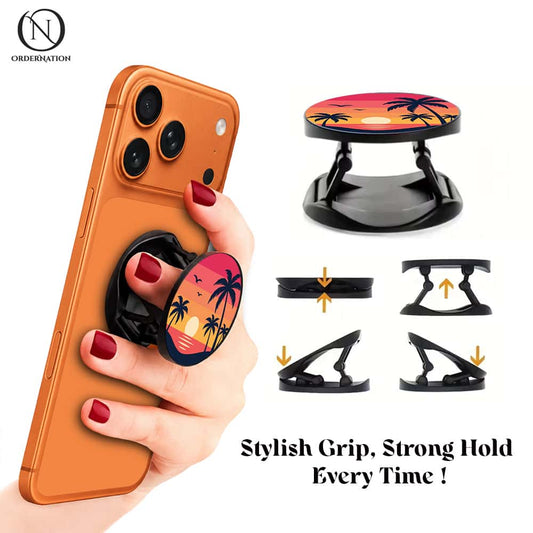 Tropical Vibes Series - Phone Grip Holder & Kickstand