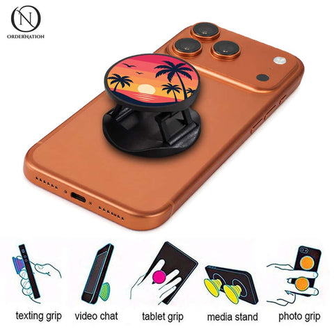 Tropical Vibes Series - Phone Grip Holder & Kickstand