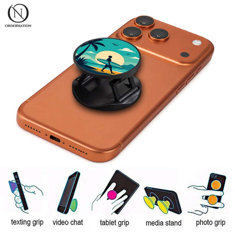 Tropical Vibes Series - Phone Grip Holder & Kickstand