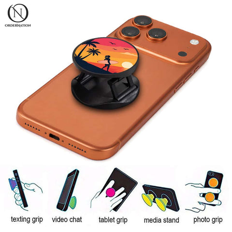 Tropical Vibes Series - Phone Grip Holder & Kickstand