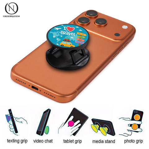 Happy Traveler Series - Phone Grip Holder & Kickstand