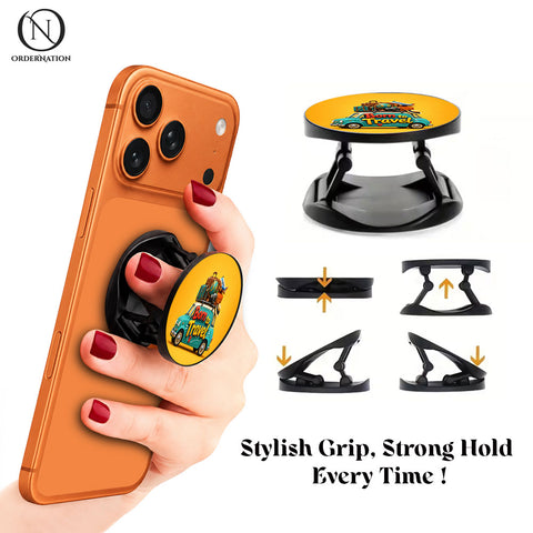 Happy Traveler Series - Phone Grip Holder & Kickstand