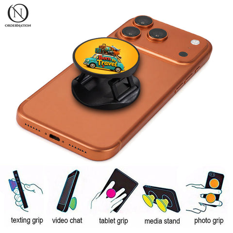 Happy Traveler Series - Phone Grip Holder & Kickstand