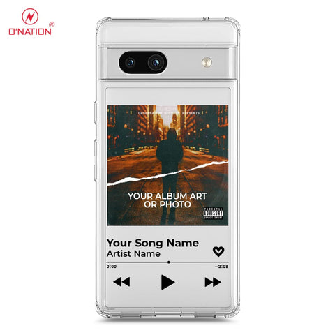 Google Pixel 7a Cover - Personalised Album Art Series - 4 Designs - Clear Phone Case - Soft Silicon Borders