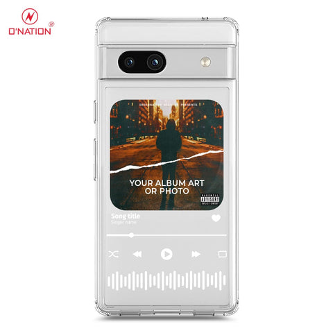 Google Pixel 7a Cover - Personalised Album Art Series - 4 Designs - Clear Phone Case - Soft Silicon Borders