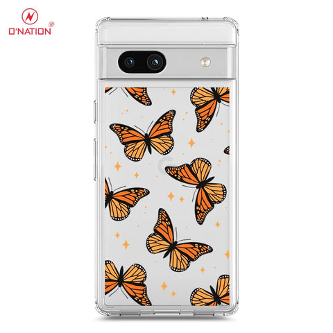 Google Pixel 7a Cover - O'Nation Butterfly Dreams Series - 9 Designs - Clear Phone Case - Soft Silicon Borders