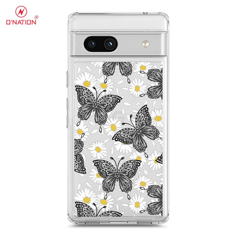 Google Pixel 7a Cover - O'Nation Butterfly Dreams Series - 9 Designs - Clear Phone Case - Soft Silicon Borders