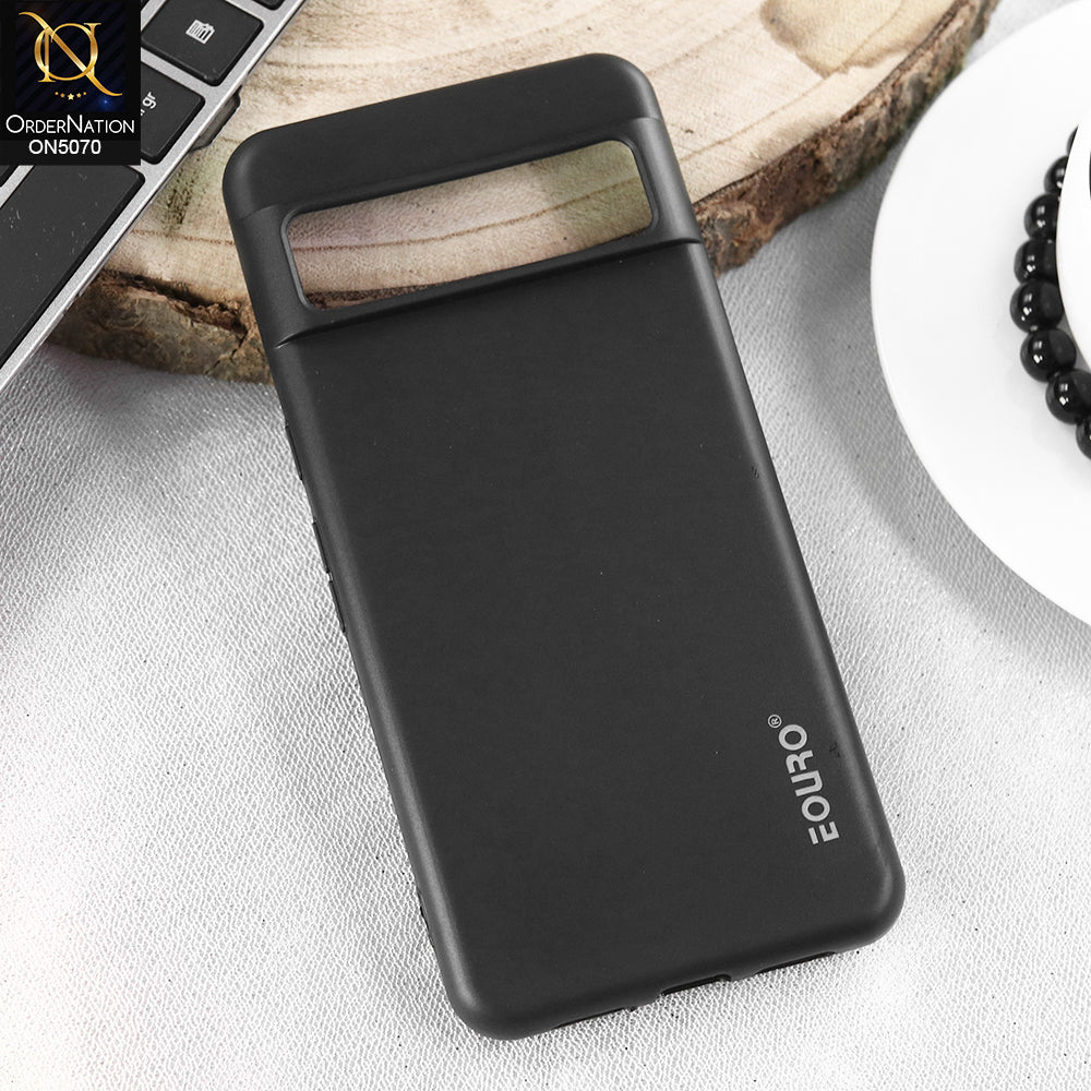 Google Pixel 8 Pro Cover - Black - New Liquid Silicone Soft TPU Case With Camera Protection