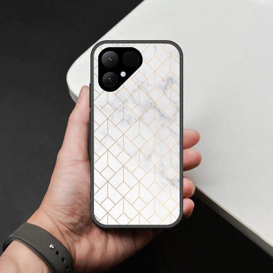 Tecno Pova Curve 2 Cover - White Marble Series 2 - HQ Premium Shine Durable Shatterproof Case