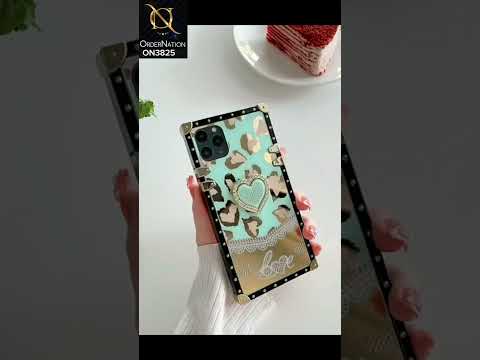 Xiaomi Poco F3 Cover - Design3 - Heart Bling Diamond Glitter Soft TPU Trunk Case With Ring Holder