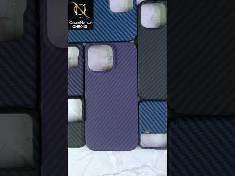 iPhone 12 - Black - Carbon Series - Carbon Fiber Protective Shell Hard Case