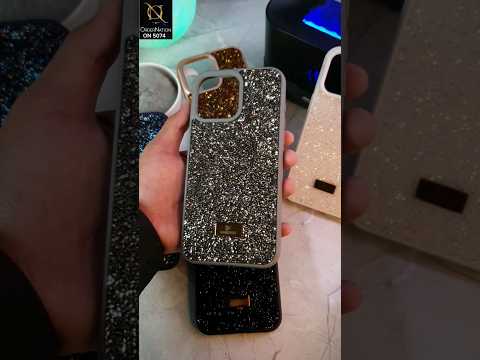iPhone 14 Pro Max Cover - Golden - Luxury Bling Rhinestones Diamond shiny Glitter Soft TPU Case