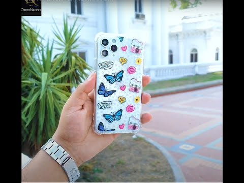 Xiaomi Redmi Note 9 Cover - O'Nation Butterfly Dreams Series - 9 Designs - Clear Phone Case - Soft Silicon Bordersx