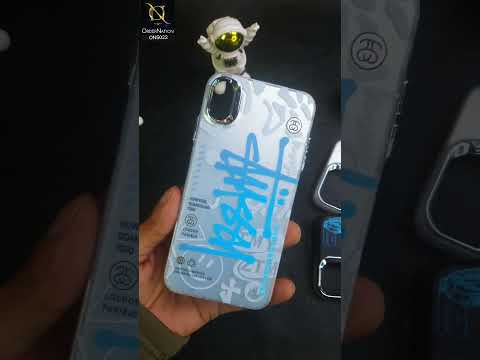 iPhone 11 Pro Cover - Silver - D2 - Dream Series Anti Slip Shock Abrorption Soft Borders Protective Case