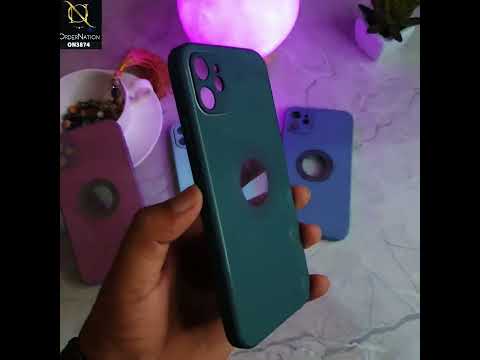 iPhone 8 / 7  Cover - Design 7  - New Shine Soft Borders Camera Bumper Protection Glossy Logo Hole Case