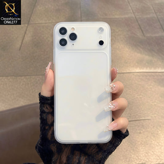 iPhone 11 Pro Max Cover - White - New Classic Silicone Shockproof Case | Convert Your Phone into iPhone 18 Pro Max