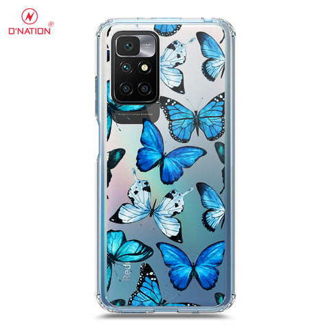 Xiaomi Redmi 10 Prime Cover - O'Nation Butterfly Dreams Series - 9 Designs - Clear Phone Case - Soft Silicon Borders