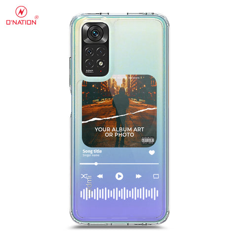 Xiaomi Redmi Note 11S Cover - Personalised Album Art Series - 4 Designs - Clear Phone Case - Soft Silicon Borders