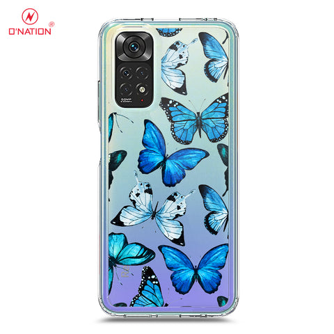 Xiaomi Redmi Note 11S Cover - O'Nation Butterfly Dreams Series - 9 Designs - Clear Phone Case - Soft Silicon Borders