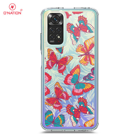 Xiaomi Redmi Note 11S Cover - O'Nation Butterfly Dreams Series - 9 Designs - Clear Phone Case - Soft Silicon Borders