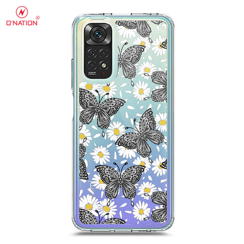 Xiaomi Redmi Note 11S Cover - O'Nation Butterfly Dreams Series - 9 Designs - Clear Phone Case - Soft Silicon Borders