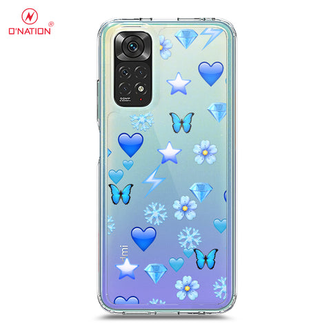 Xiaomi Redmi Note 11S Cover - O'Nation Butterfly Dreams Series - 9 Designs - Clear Phone Case - Soft Silicon Borders